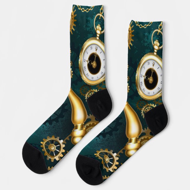 Chaussette Loupe en style Steampunk (Gauche)