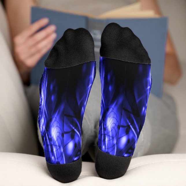 Chaussette Lumières Bleues (Fond)