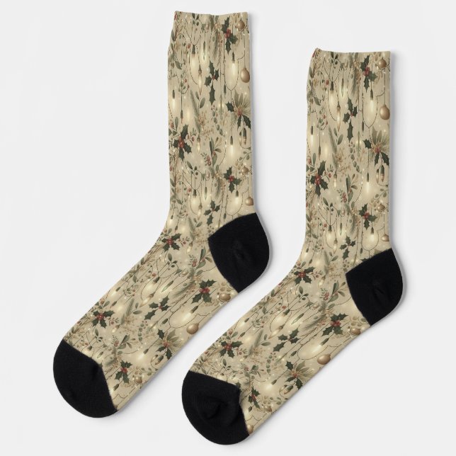 Chaussette Lumières Féériques, Forêt Lumineuse (Gauche)