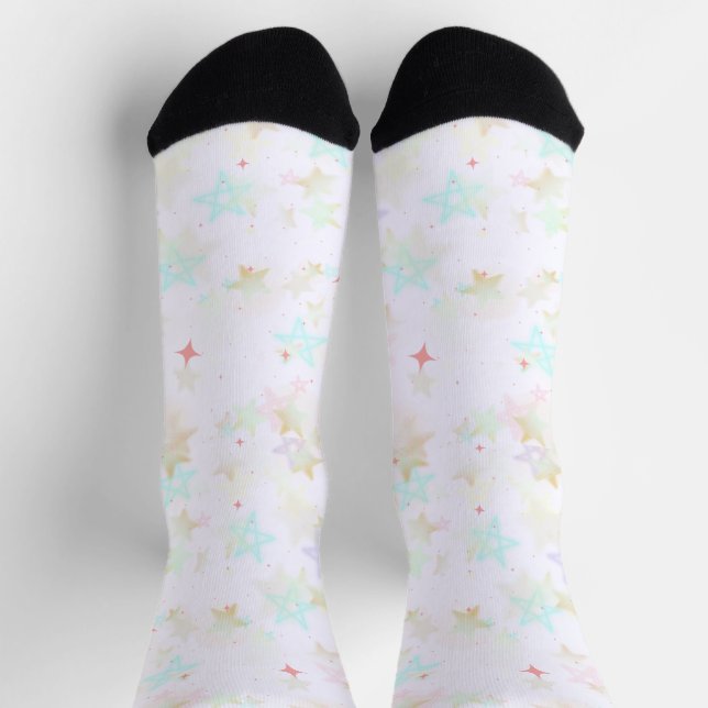 Chaussette Lumineux avec les étoiles (Haut)