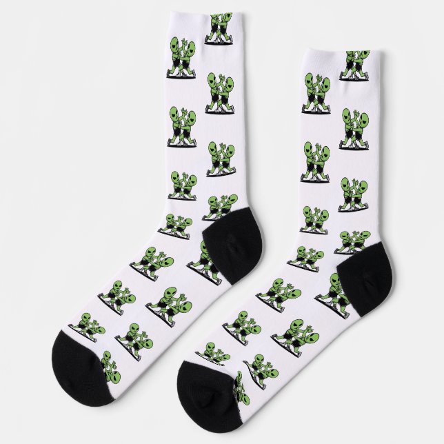 Chaussette Lutte contre les Aliens (Gauche)