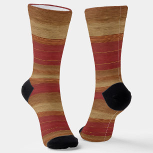 Chaussette Luxe Linge tendance Burgundy Gold Collection