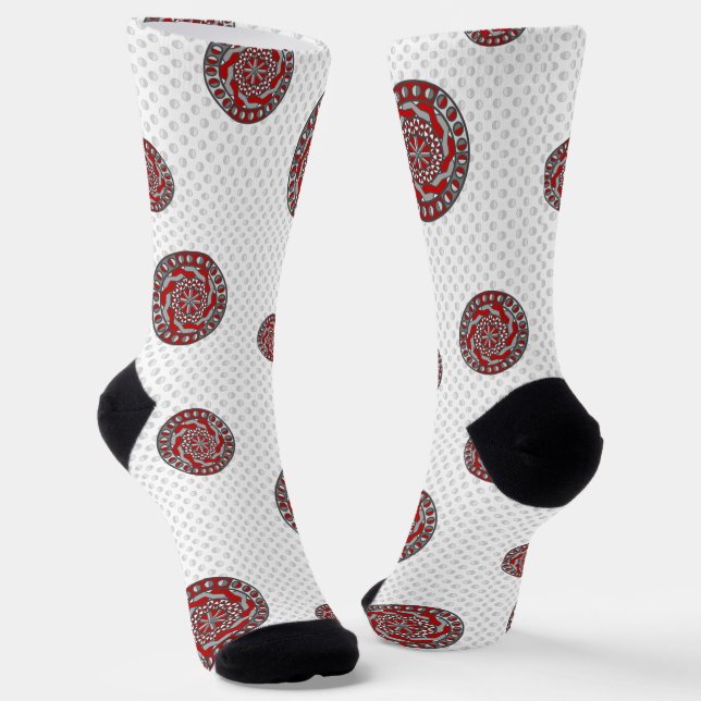 Chaussette Machines rouges (Angulaire)