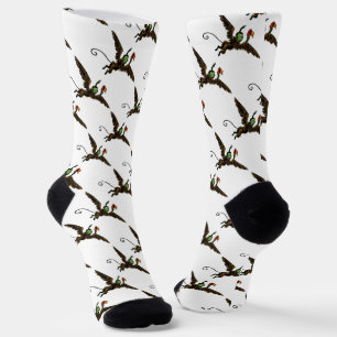 Chaussette Mage de l'Oz vintage, Singe volant maléfique