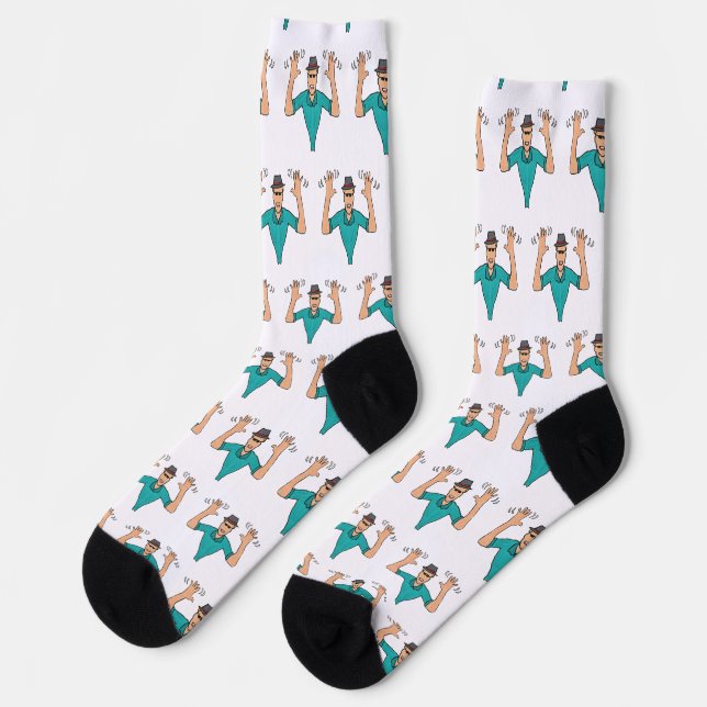 Chaussette Mains de jazz (Gauche)