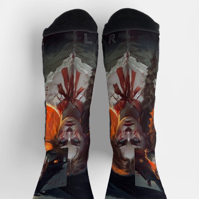 Chaussette Maison hantée (Haut)