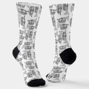Chaussette Marching Baritone Crosshatch