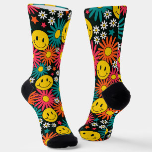 Chaussette Marguerites et sourires
