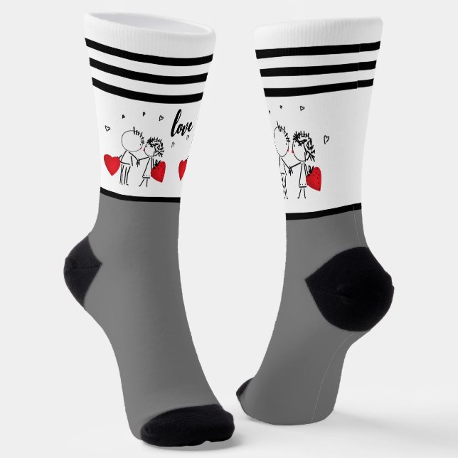 Chaussette Mariage, Valentine's day Chaussettes (Angulaire)
