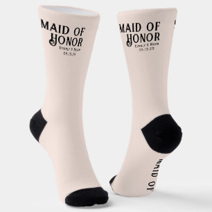 Chaussette Mariée et chambre avec Mariage Date de la servante