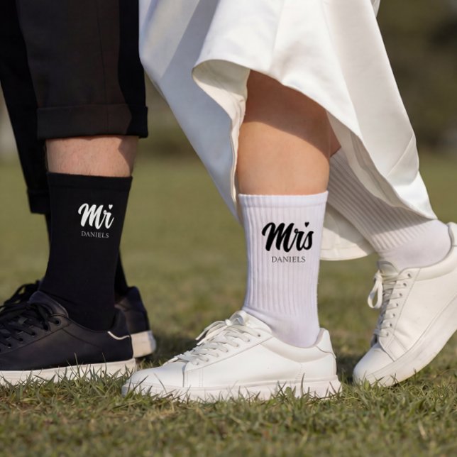 Chaussette Mariée personnalisée de mariage  (Créateur téléchargé)