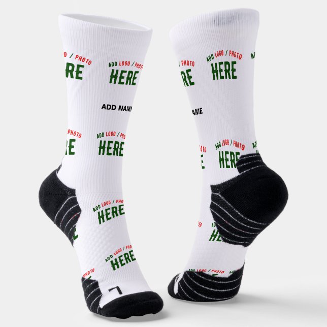 CHAUSSETTE MARQUE BLANCHE MODERNE ET PERSONNALISABLE VÉRIFIÉE (Angulaire)