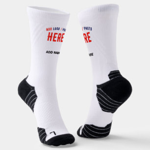 CHAUSSETTE MARQUE BLANCHE MODERNE ET PERSONNALISABLE VÉRIFIÉE
