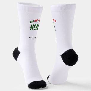 CHAUSSETTE MARQUE BLANCHE MODERNE ET PERSONNALISABLE VÉRIFIÉE