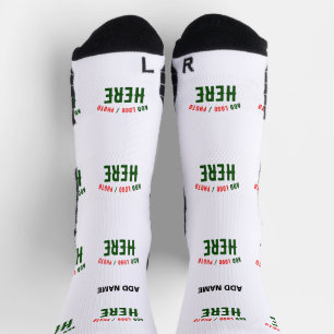 CHAUSSETTE MARQUE BLANCHE MODERNE ET PERSONNALISABLE VÉRIFIÉE