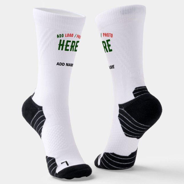 CHAUSSETTE MARQUE BLANCHE MODERNE ET PERSONNALISABLE VÉRIFIÉE (Angulaire)