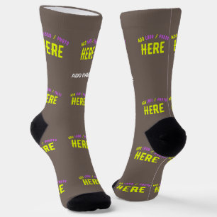 CHAUSSETTE MARQUE VÉRIFIÉE DE CAFÉ MODERNE ET PERSONNALISABLE