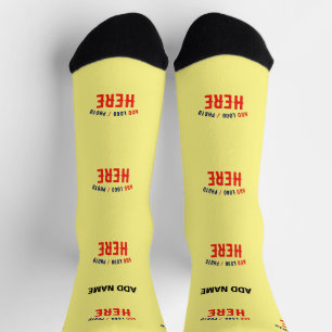 CHAUSSETTE MARQUE VÉRIFIÉE MODERNE ET MODERNE PASTEL JAUNE
