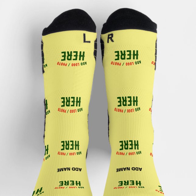 CHAUSSETTE MARQUE VÉRIFIÉE MODERNE ET MODERNE PASTEL JAUNE (Haut)