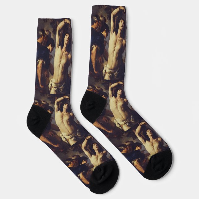 Chaussette Martyre de St Sébastien par Andrea Vaccaro (Droite)