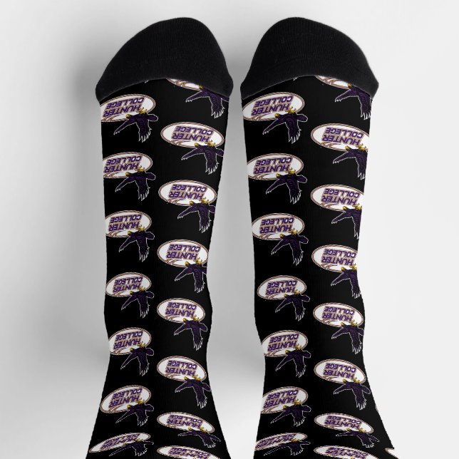 Chaussette Mascotte des Hawks de Hunter College (Haut)