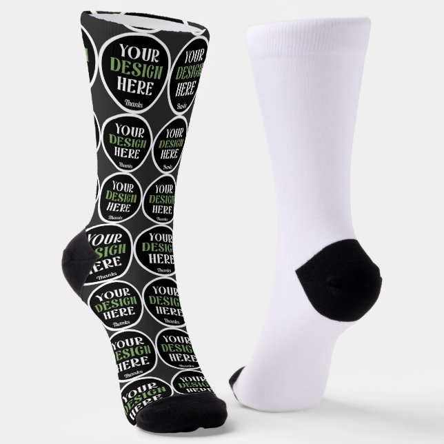 Chaussette Masculin, propre, tranchant et confiant (Angulaire)