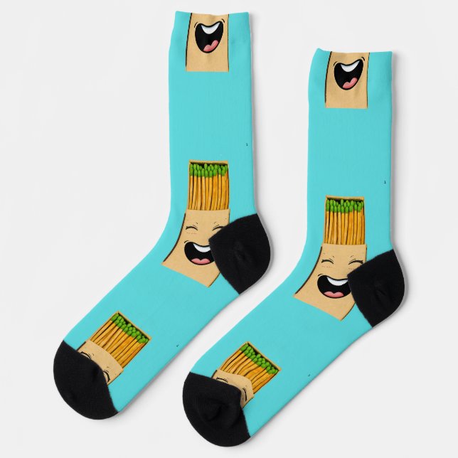 Chaussette Match Boy dessin animé pour chaussettes (Gauche)