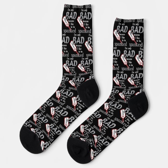 Chaussette Mauvaise fessée (Gauche)