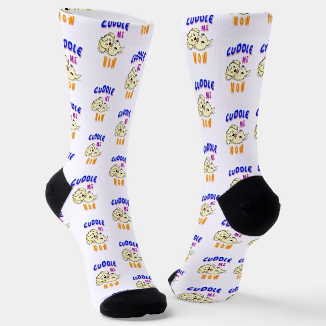 Chaussette Me câliner maintenant (Angulaire)