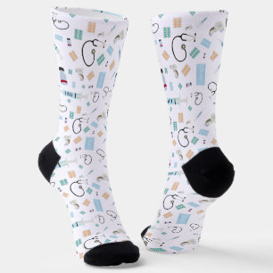 Chaussette Médecin de santé Motif Fournitures Médicales