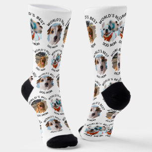 Chaussette Meilleur Chien au monde Maman Custom 3 Chien Photo