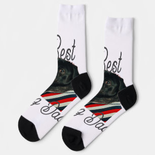 Chaussette Meilleurs parents grands-parents de papa de chien
