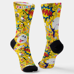 Chaussette Mélange de golf génial jaune 💛