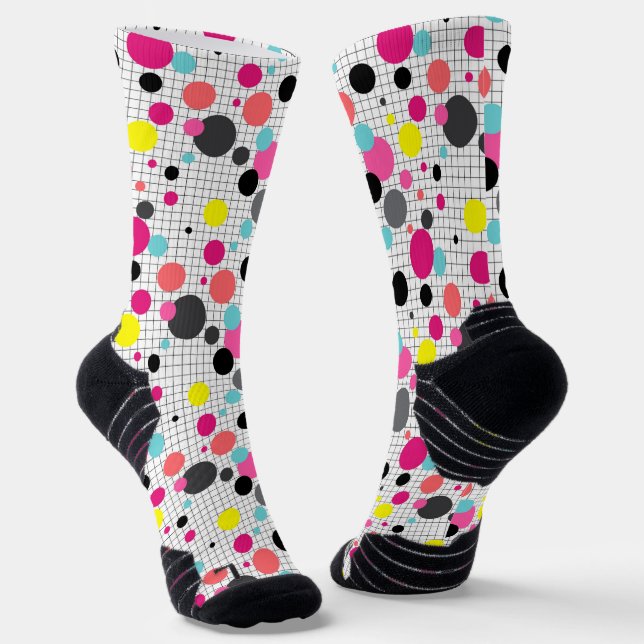 Chaussette Memphis pois (Angulaire)