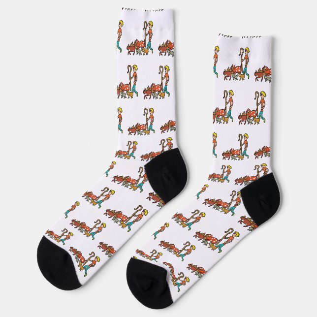 Chaussette Mener des chats (Gauche)