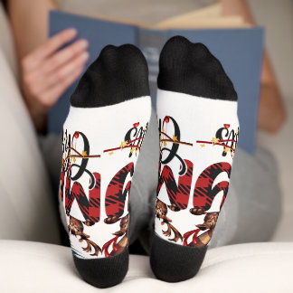 Chaussette Merry Christmas Cat 2025