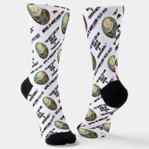 Chaussette Michel de Montaigne Signe De Sagesse Gentillesse