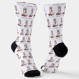 Chaussette Mignon Allons-y ! Promener le chien Clumber Spanie