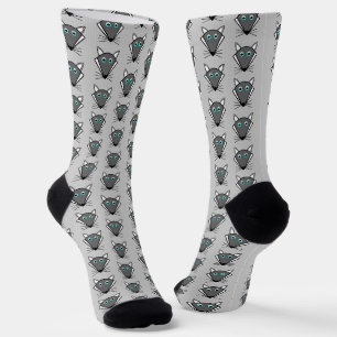 Chaussette Mignons Loup Halloween Patterned