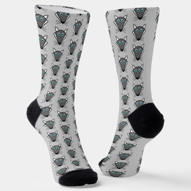 Chaussette Mignons Loup Halloween Patterned (Angulaire)