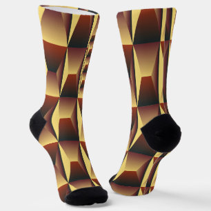 Chaussette Mode motif élégant - Géométrique Moderne Élégant