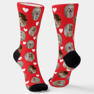 Chaussette Modèle de collage photo 4 Faites votre propre plai
