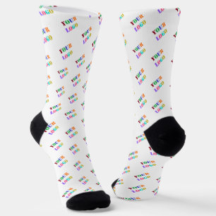 Chaussette Modèle de sockets de logo personnalisé pour entrep