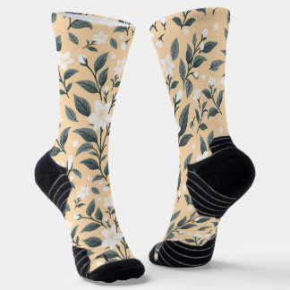 Chaussette Modèle floral de Jasmin délicat