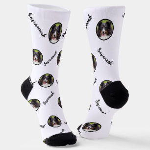 Chaussette Modèle photo Personnalisé Avec N'Importe Quel Nom