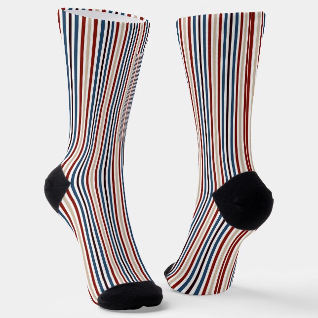 Chaussette Moderne Chic rayé (Angulaire)