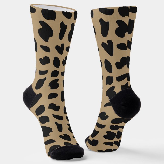 Chaussette Moderne Elégant Motif Leopard tendance (Angulaire)