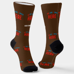 CHAUSSETTE MODERNE ET MODERNE PERSONNALISABLE BROWN VÉRIFIÉ