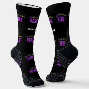 CHAUSSETTE MODERNE ET MODERNE PERSONNALISABLE NOIR VÉRIFIÉ