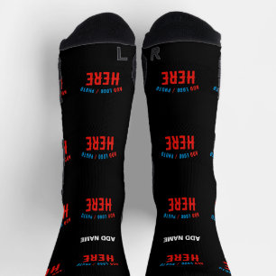 CHAUSSETTE MODERNE ET MODERNE PERSONNALISABLE NOIR VÉRIFIÉ